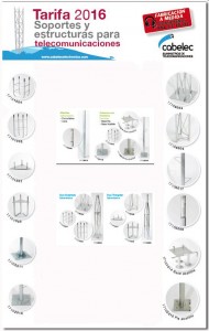 En esta tarifa catálogo podemos encontrar los soportes que fabricamos, son soportes de alta calidad para colocar desde cámaras de vigilancia en el exterior, como antenas de TV, parabólicas, etc.